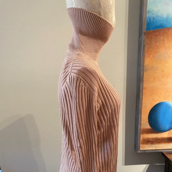 Neiman Marcus Dusty Rose Silk Turtleneck Size XL - Picture 3 of 6